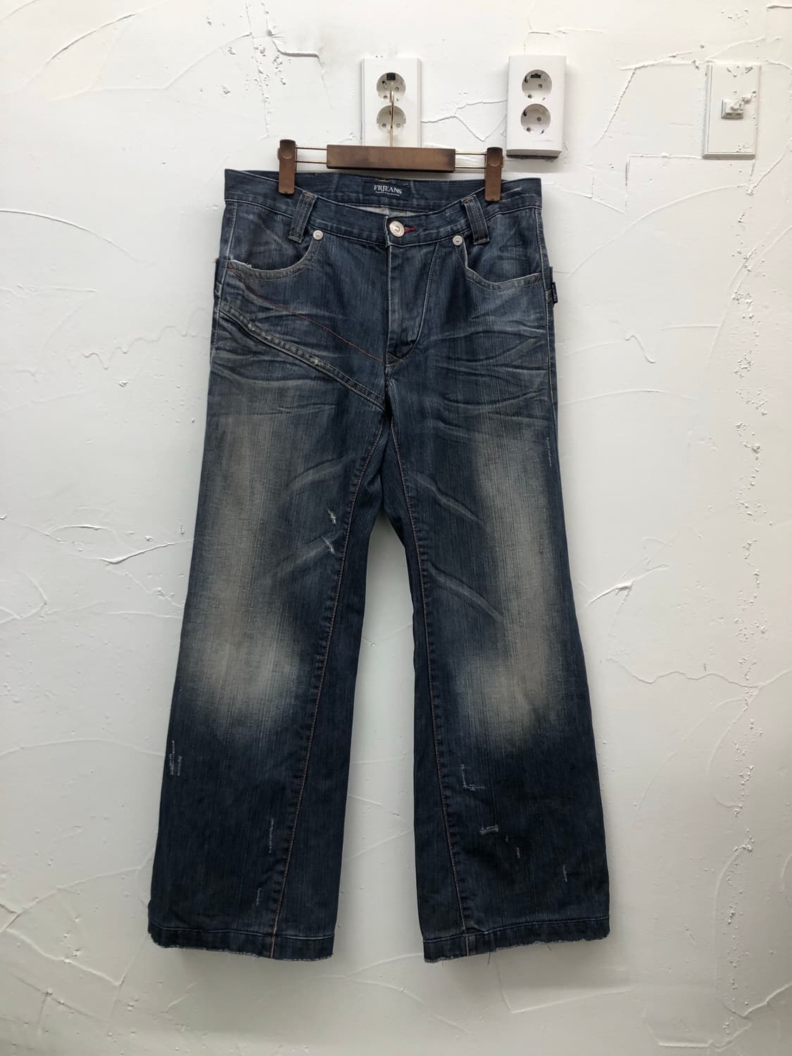 fr jeans 와이드 부츠컷 데님 팬츠 상품이미지1