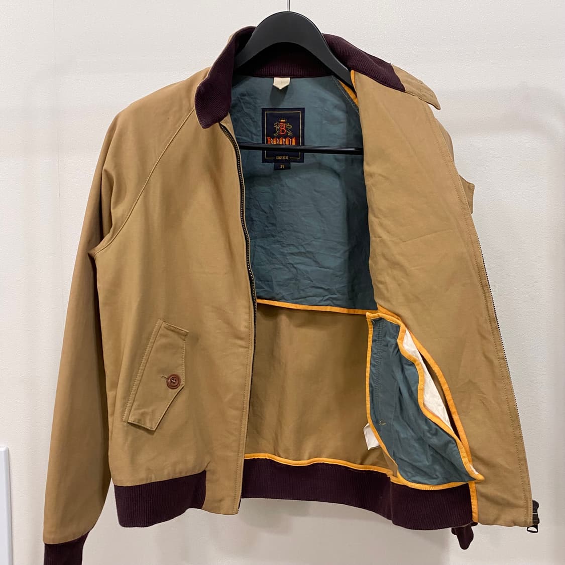 바라쿠타 G9 밀리터리 헤링본 코튼 해링턴 자켓 매장판 상품이미지8