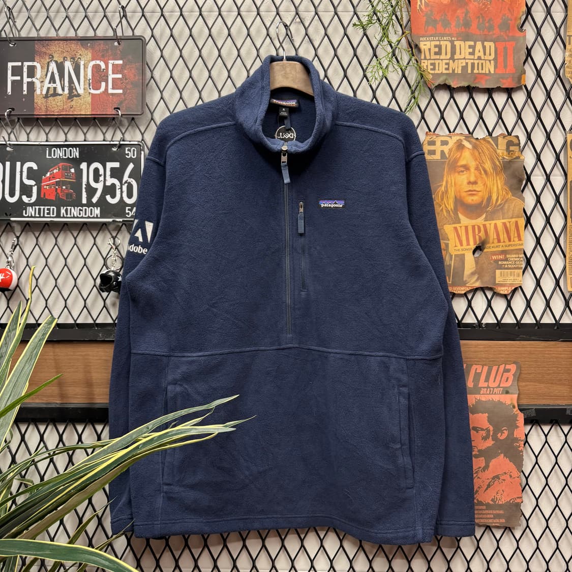 파타고니아 신칠라 베터 스웨터 하프 집업 전면 집업 포켓 포인트 네이비 상품이미지1