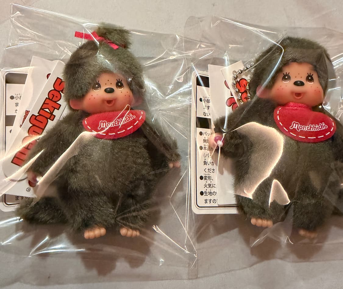 몬치치 미니 키체인 남,여 새제품 상품이미지2