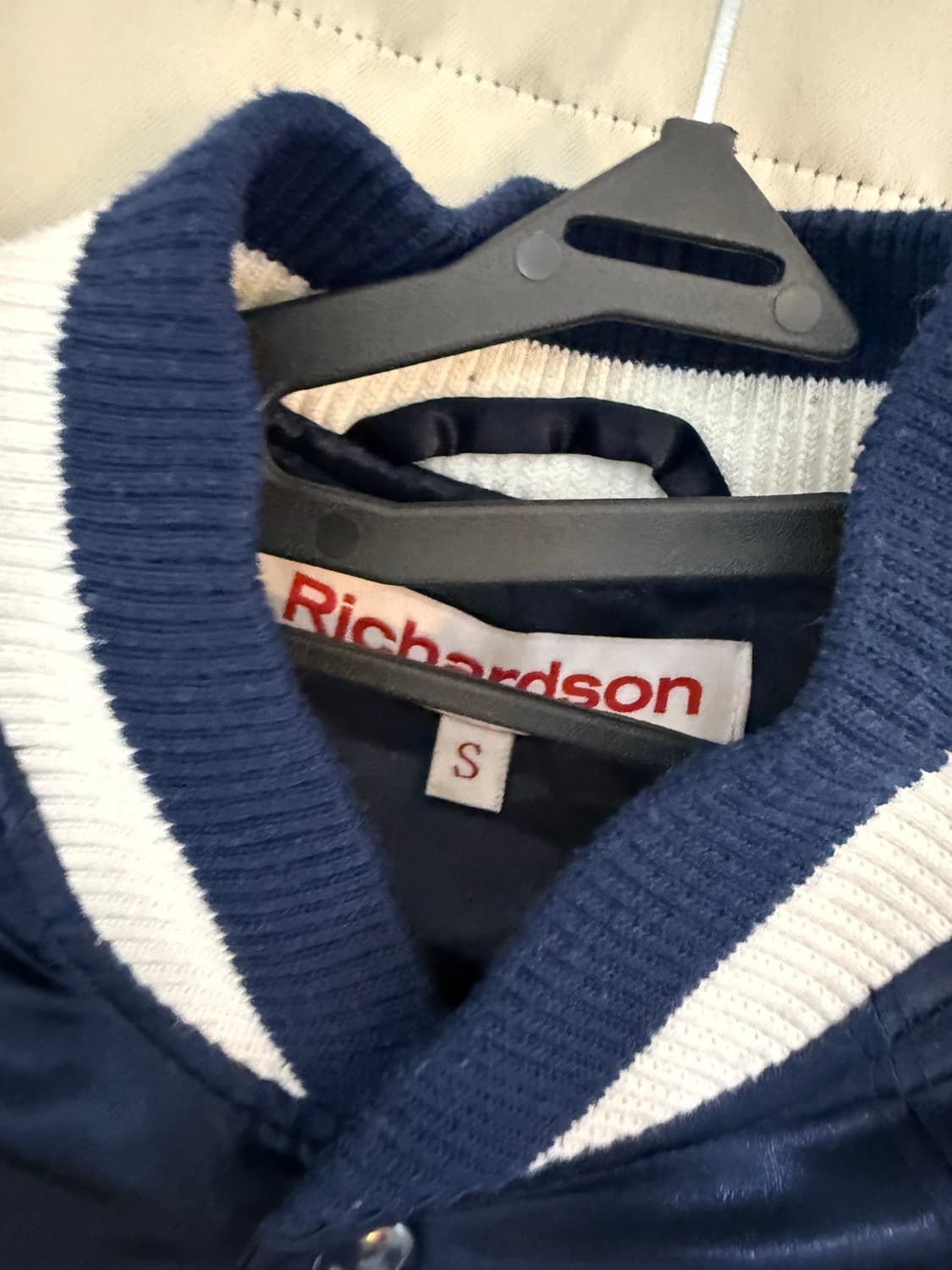 리차드슨 새틴 스타터 재킷 블루 s 상품이미지6