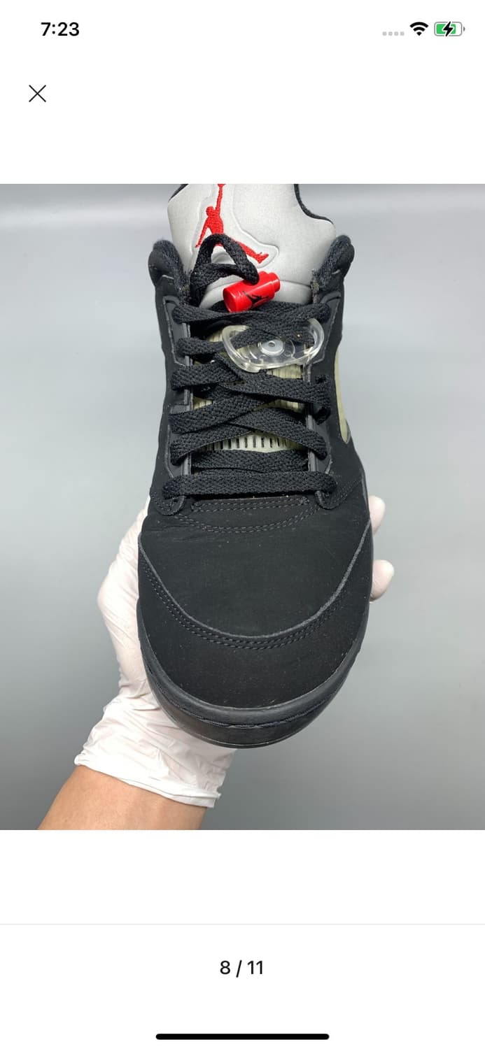 Jordan 5 Low Golf Black Metallic Silver  상품이미지8