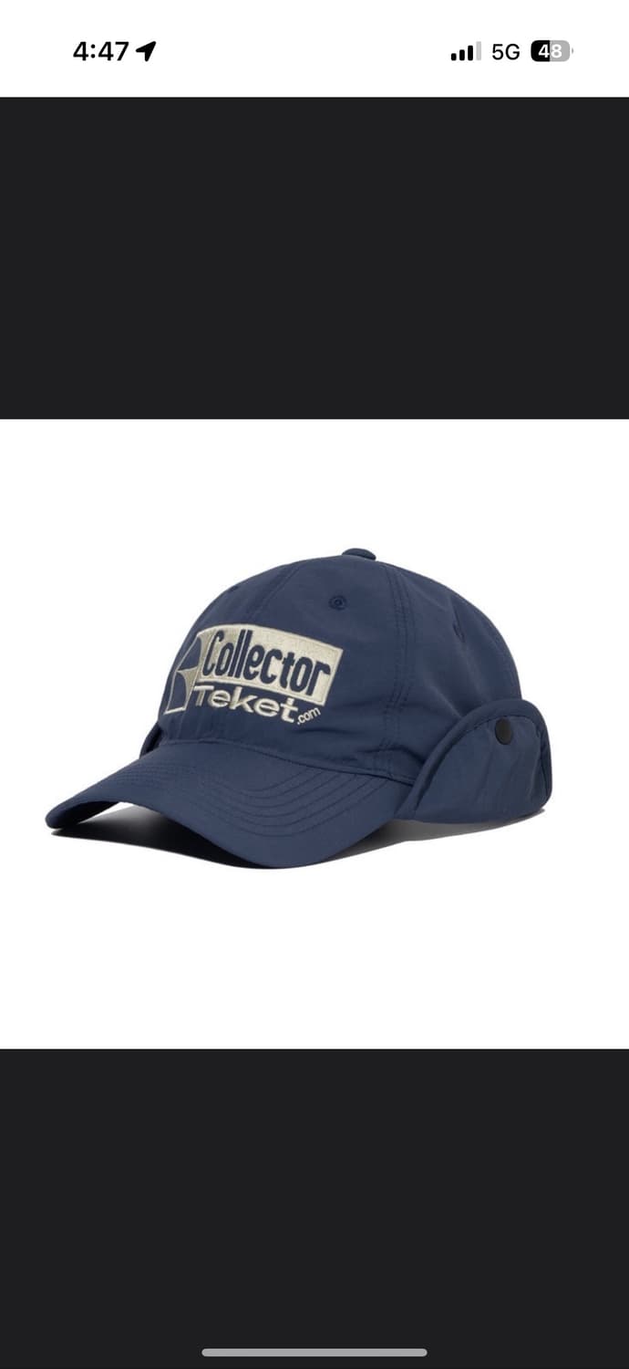 테켓 telet - 나일론 이어플랩캡 ( 빈티지블루 ) 상품이미지3