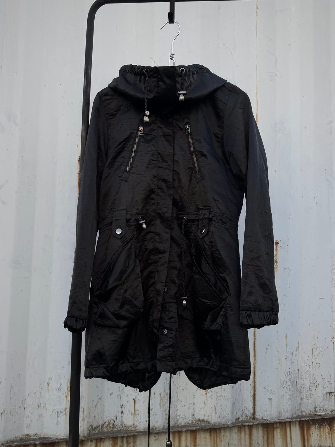 Black Utility Long Jacket  상품이미지1