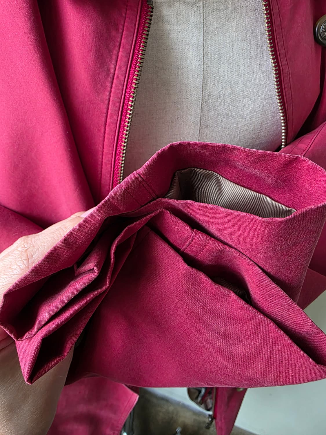 버버리(Burberrys) 빈티지 오버핏 하프 트렌치 코트 상품이미지9