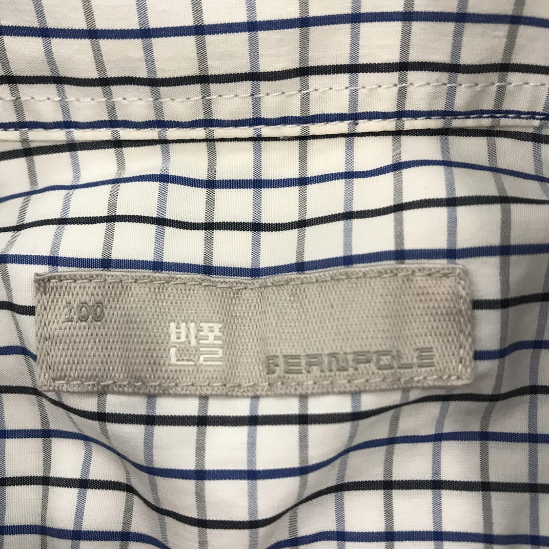빈폴 신형 깅엄체크셔츠 [100사이즈] 상품이미지5