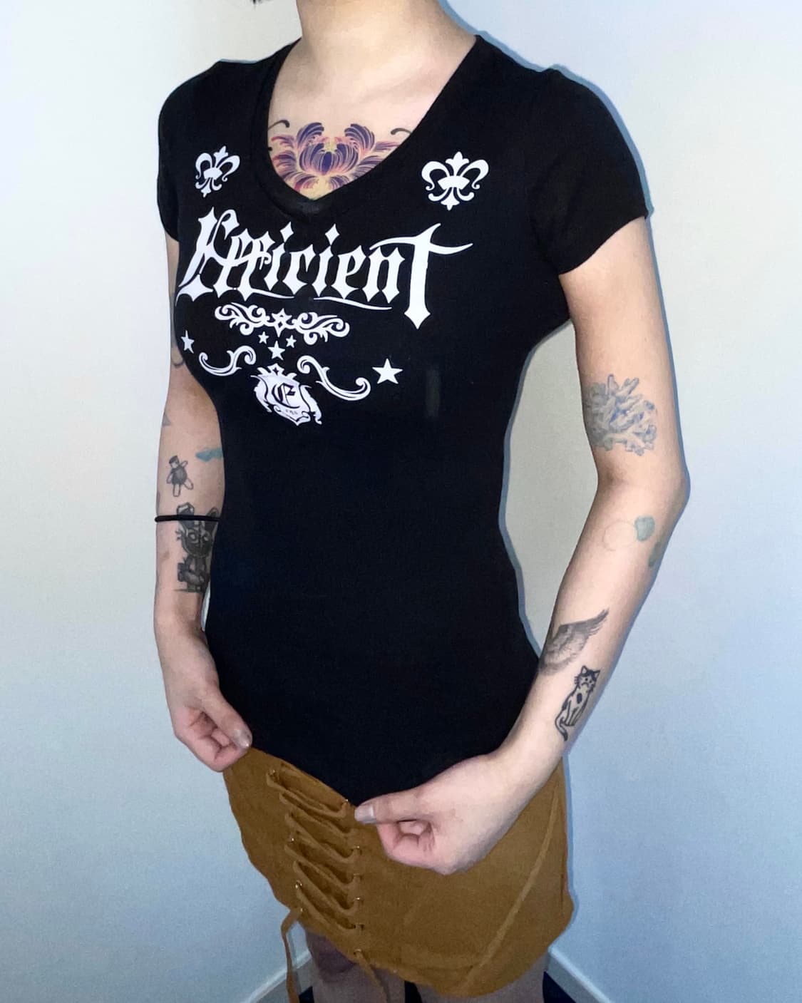 Egoist punk printing 1/2 sleev 상품이미지1