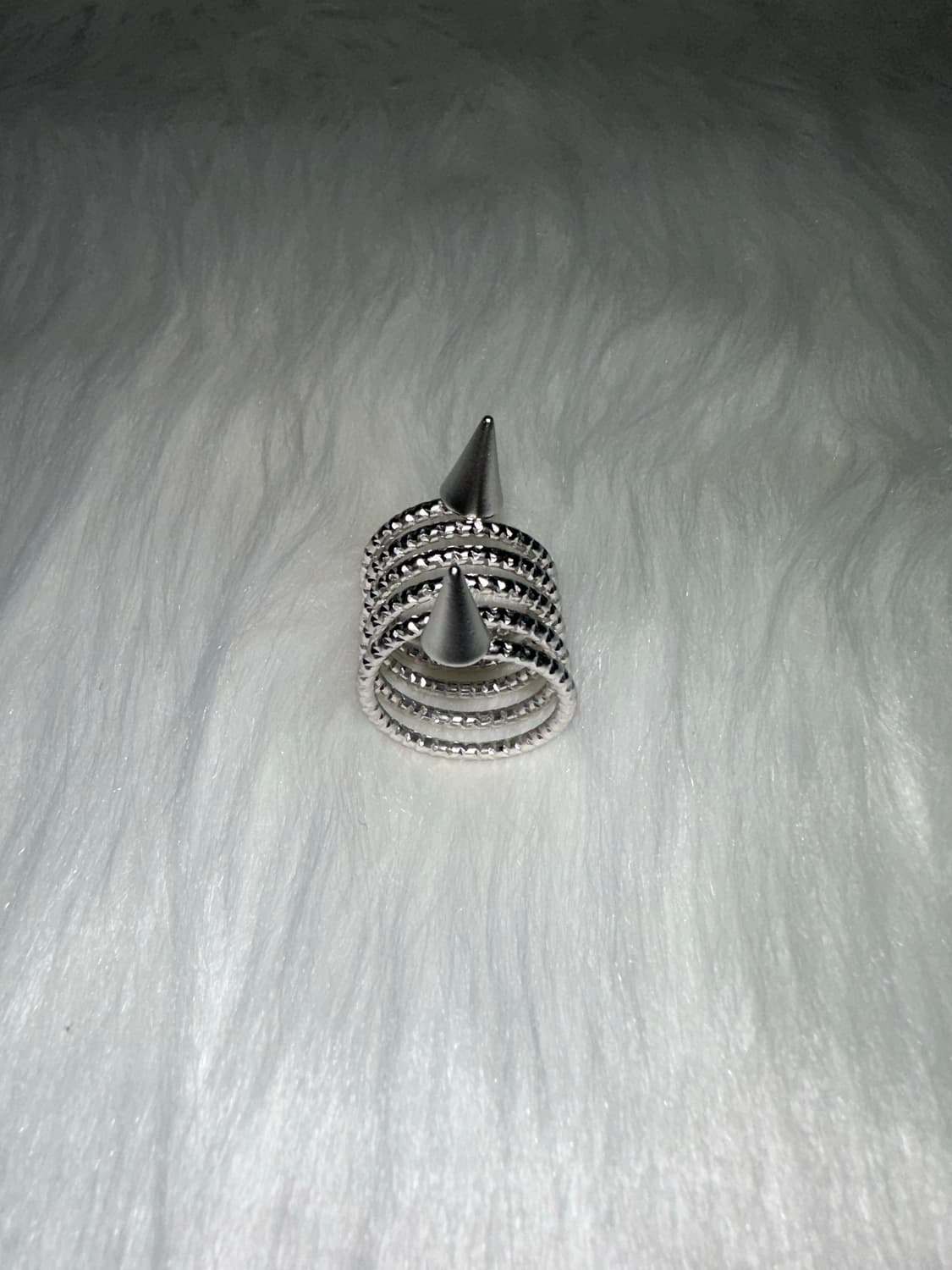 고스펑크 징 스프링 반지 상품이미지1