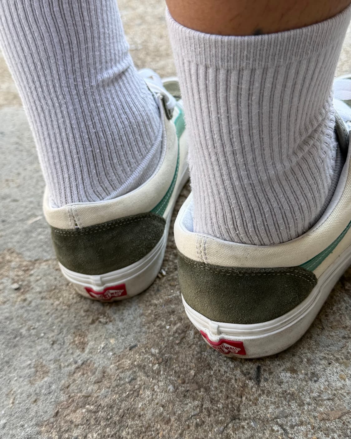 Vans 스타일 36 레트로 스포츠 슈즈 화이트 그린 US8.5 상품이미지10