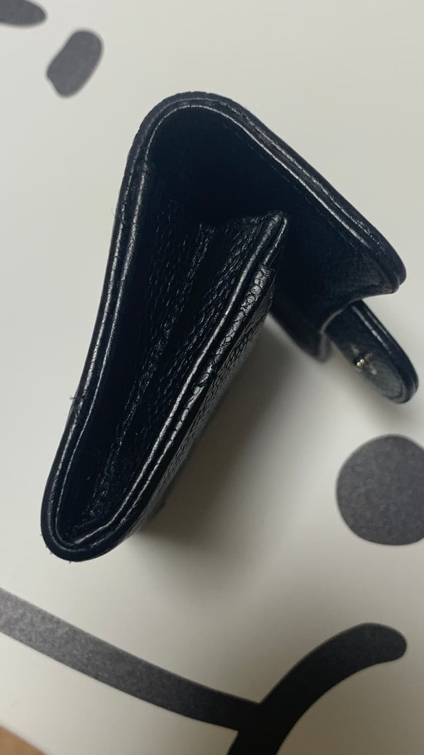 샤넬 클래식 캐비어 카드지갑 은장 똑딱이 클똑 상품이미지7