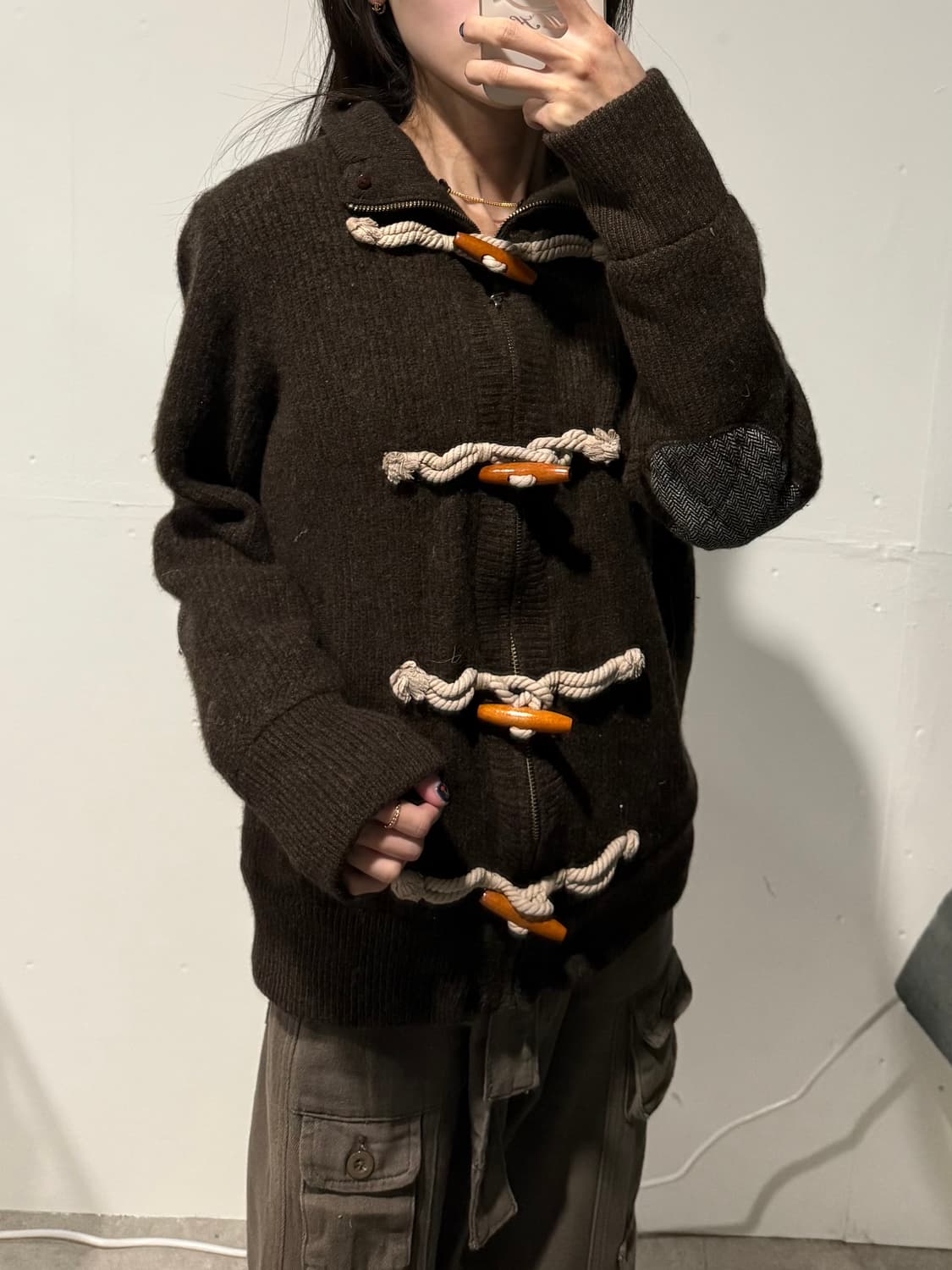 빈폴 떡볶이 니트집업 상품이미지2