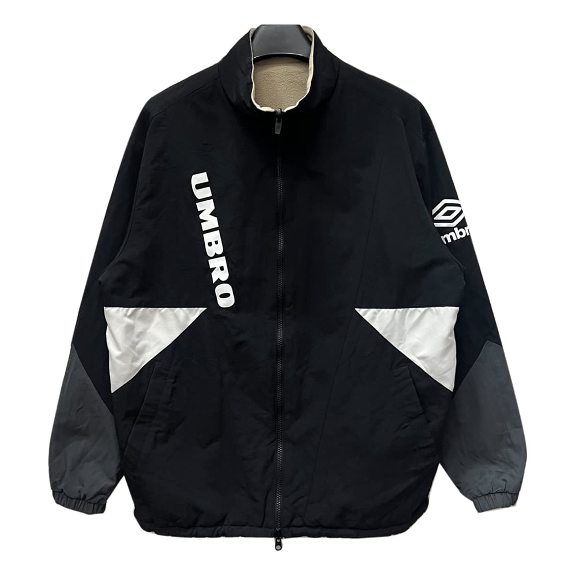 엄브로 리버시블 컬러블럭 플리스 자켓 100 상품이미지2