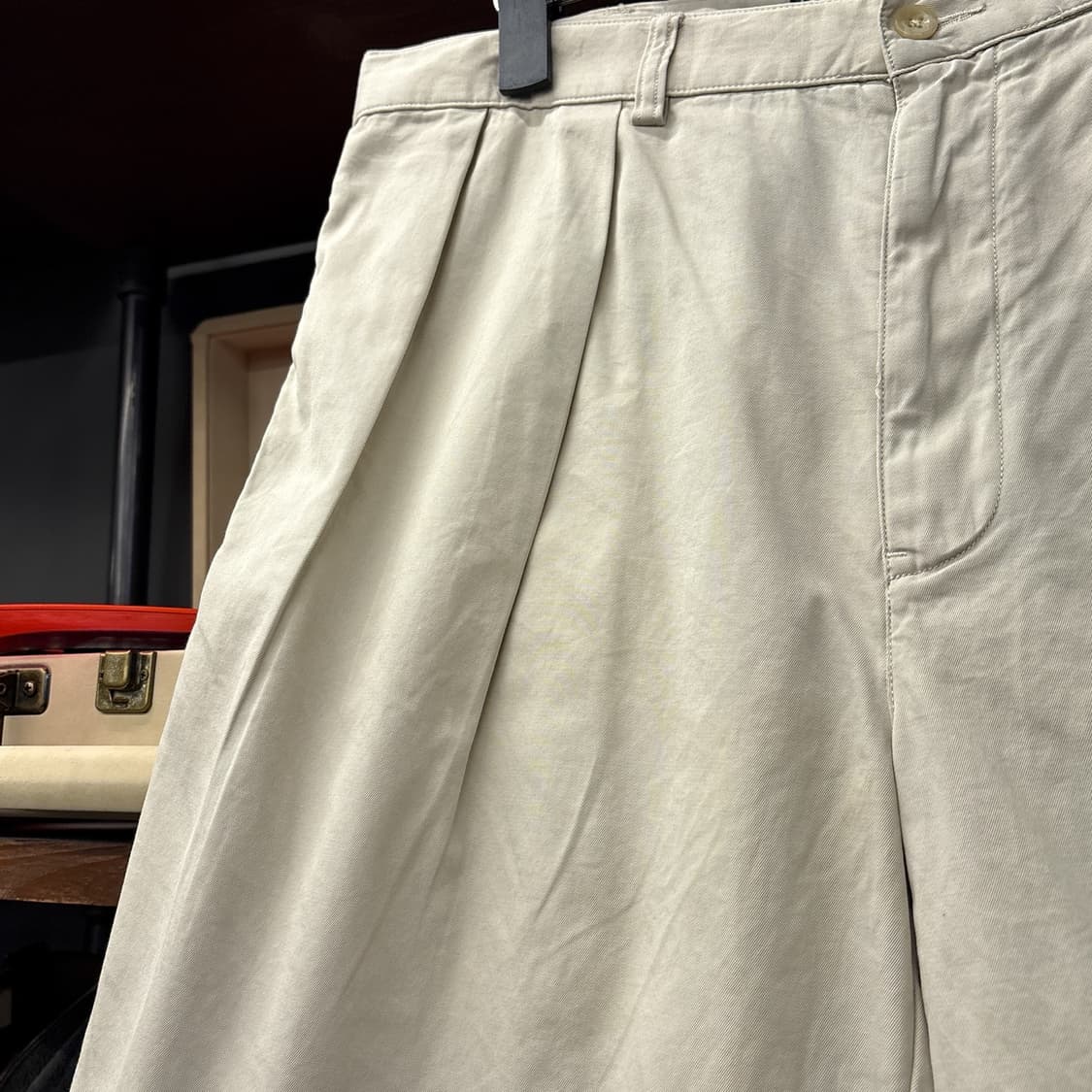 90s 폴로 랄프로렌 투턱 플리츠 테일러 쇼츠 팬츠 N1108   상품이미지6