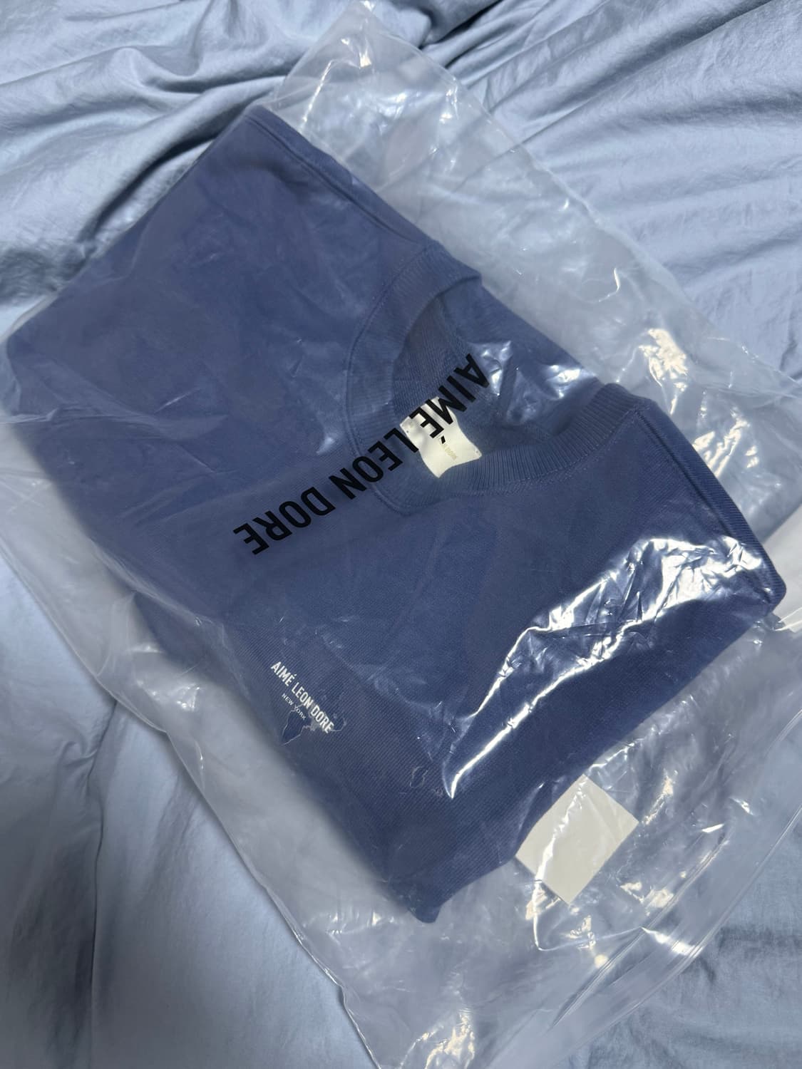 에임레온도르 26ss 사파리 크루넥 스웻셔츠 네이비 M 상품이미지5