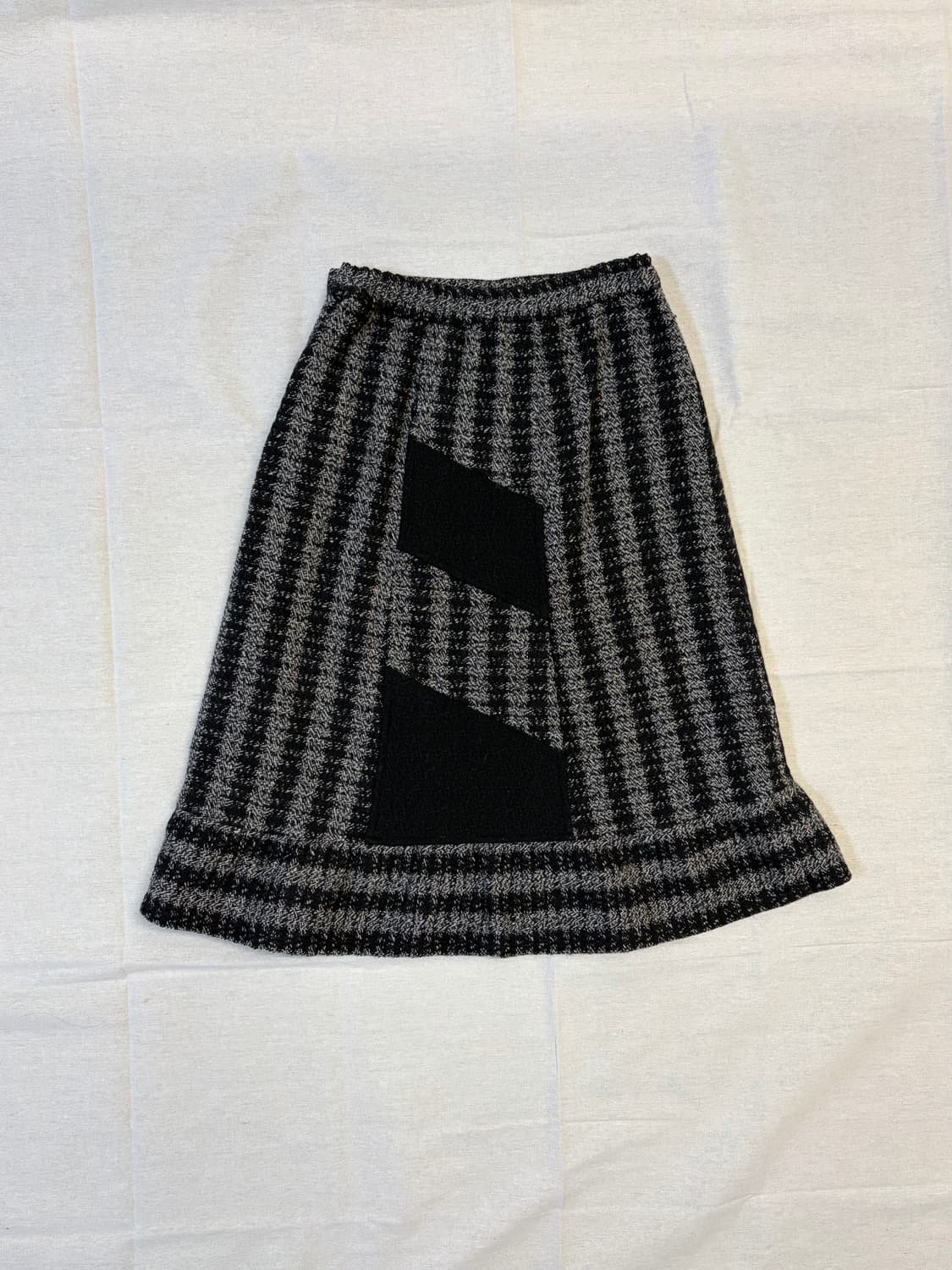 [따뜻] 플레어 체크 롱 스커트  상품이미지4