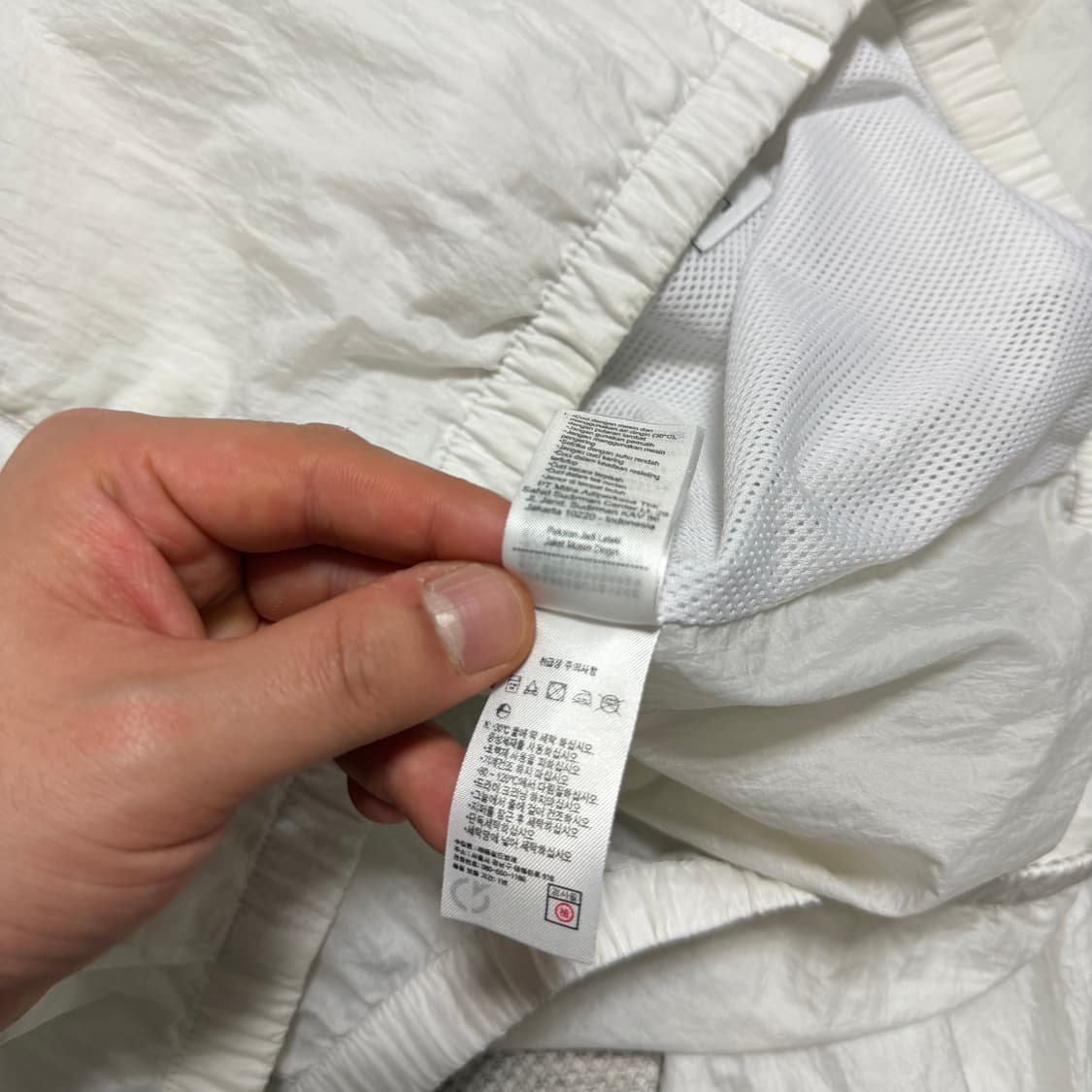 라코스테 로고 경량 바람막이 자켓 상품이미지5