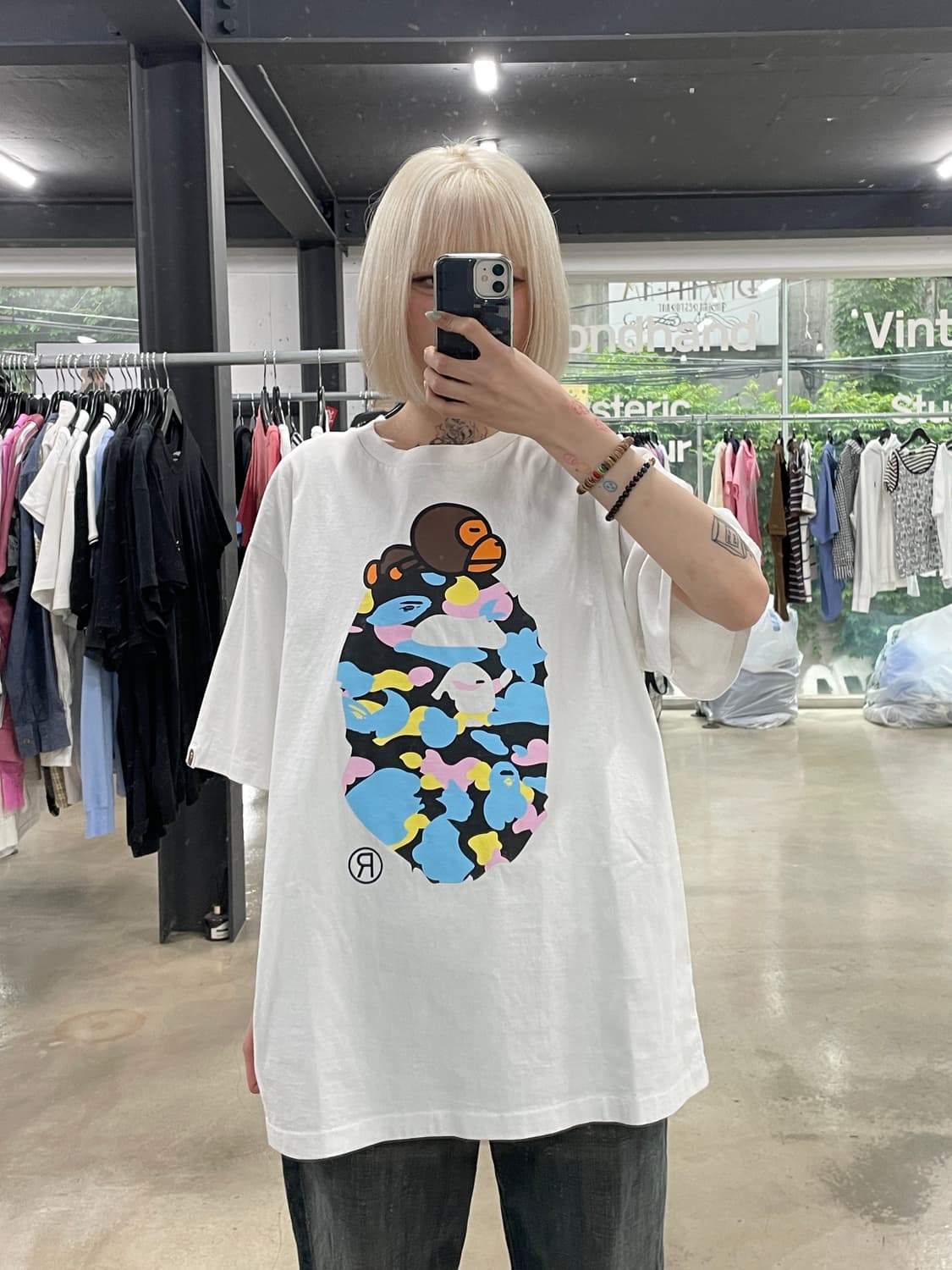 배애프 뉴 멀티 카모 마일로 반팔 티셔츠 상품이미지1