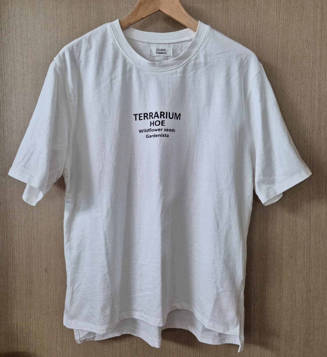 [F] 스튜디오 톰보이 화이트 반팔티 상품이미지1