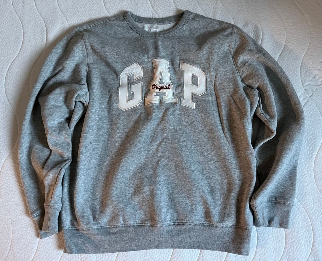 GAP 그레이 스웻셔츠(기모) 상품이미지2