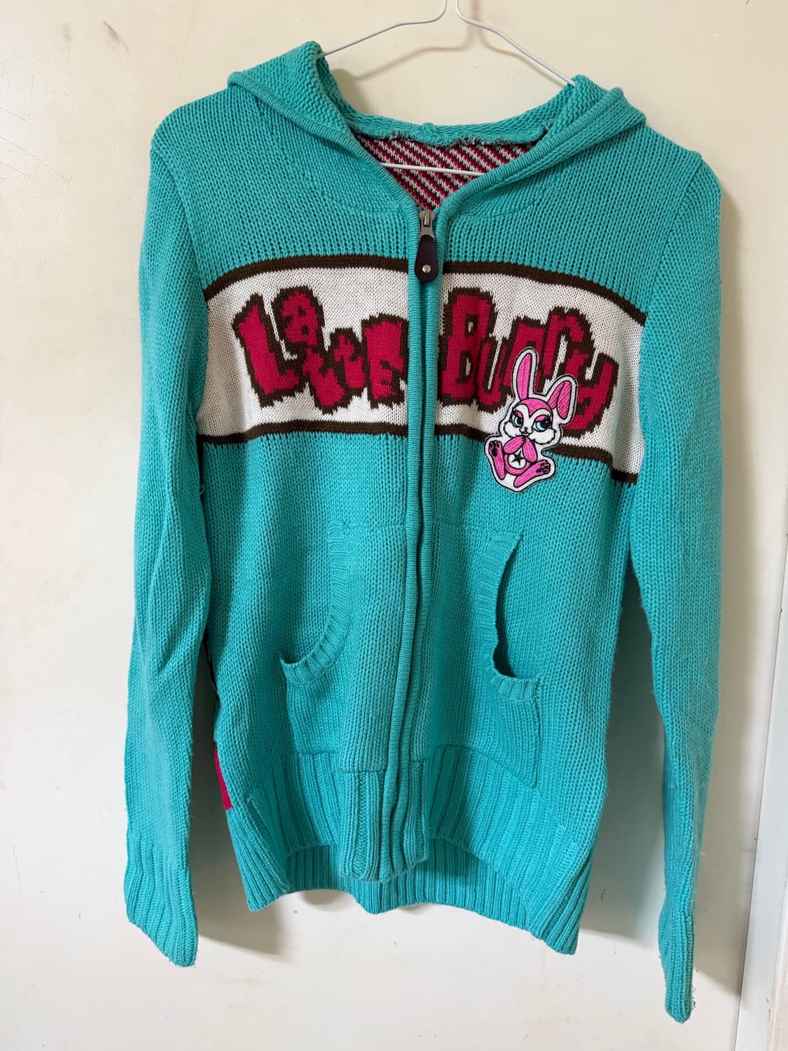 빈티지 민트 후드집업 상품이미지1