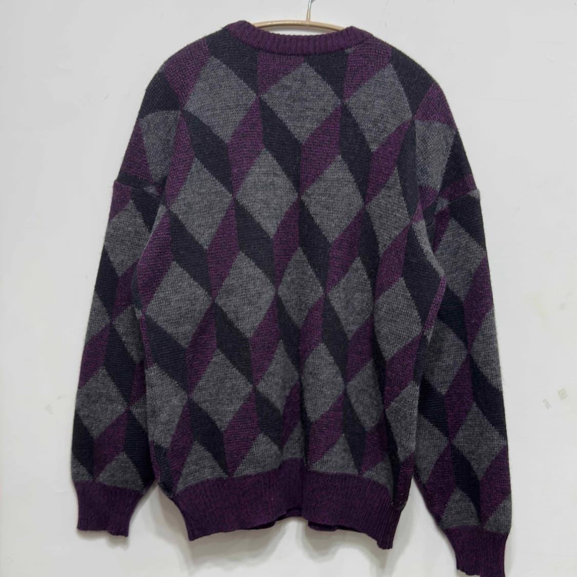 서광 라코스테 아가일 울 니트 상품이미지8