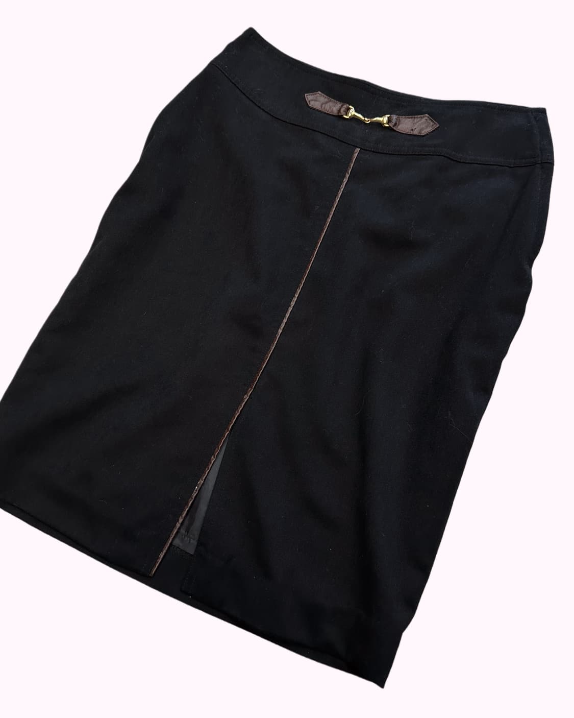 buckle detail black tulip skirt 상품이미지3