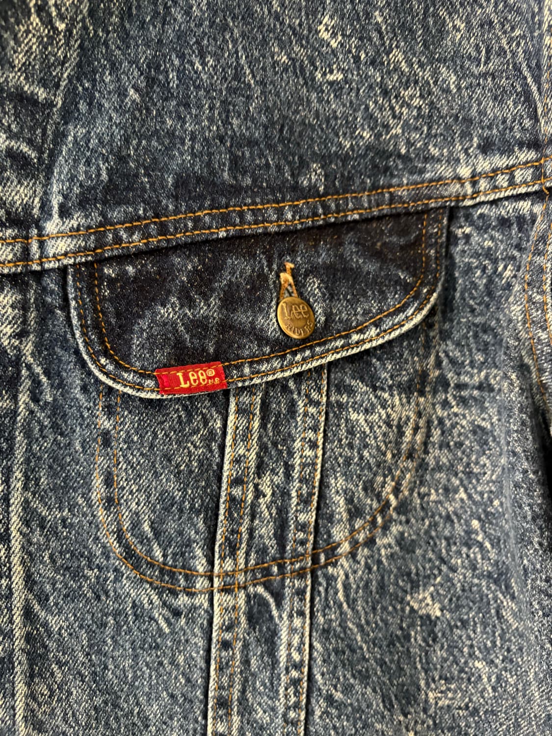 80's LEE denim trucker Jacket  상품이미지3