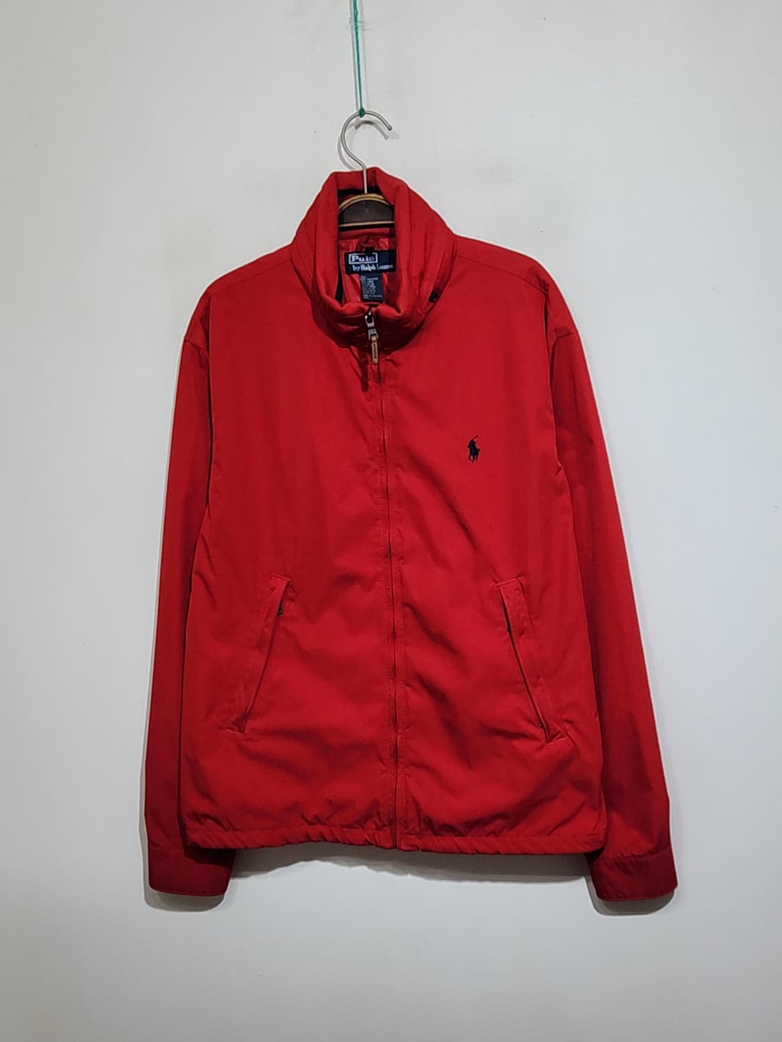 (L) 랄프로렌 폴로 자켓 빨강 하이넥 로고 점퍼 캐주얼  상품이미지1