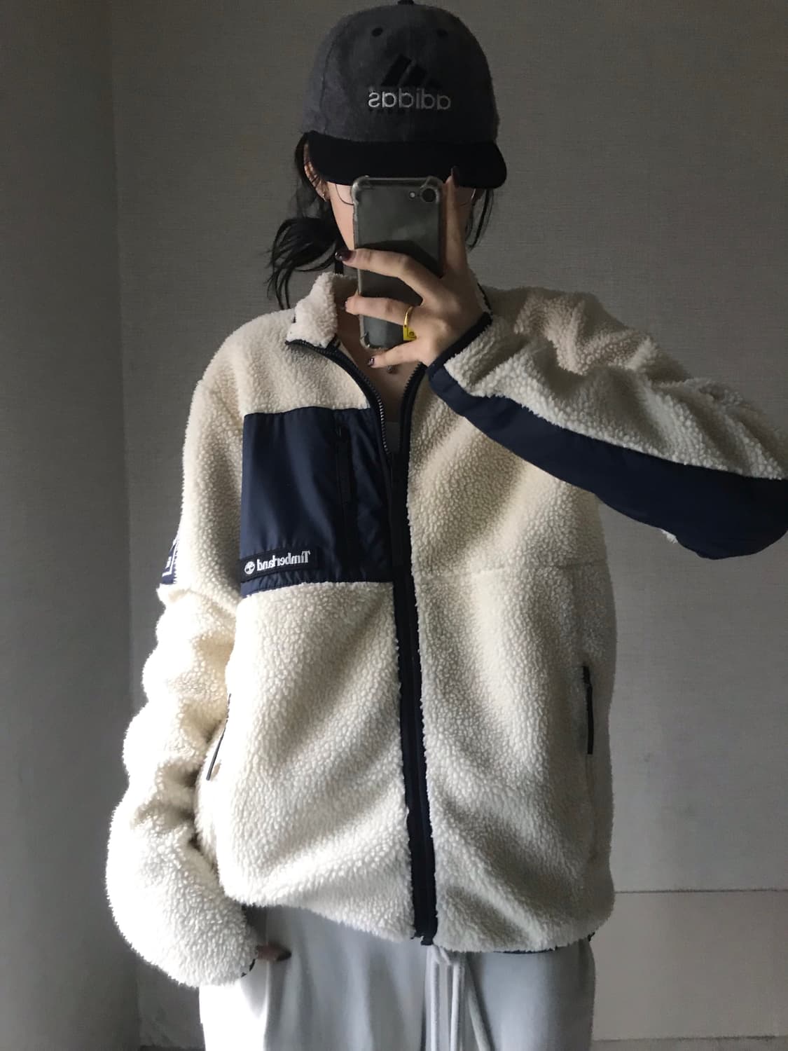 팀버랜드 아이보리 후리스 상품이미지3