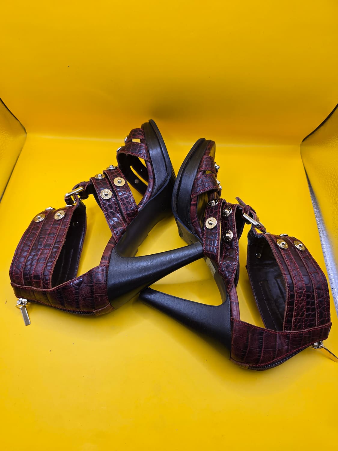 키사(KISSA) 가죽앵클 스트랩 샌들 230 상품이미지3