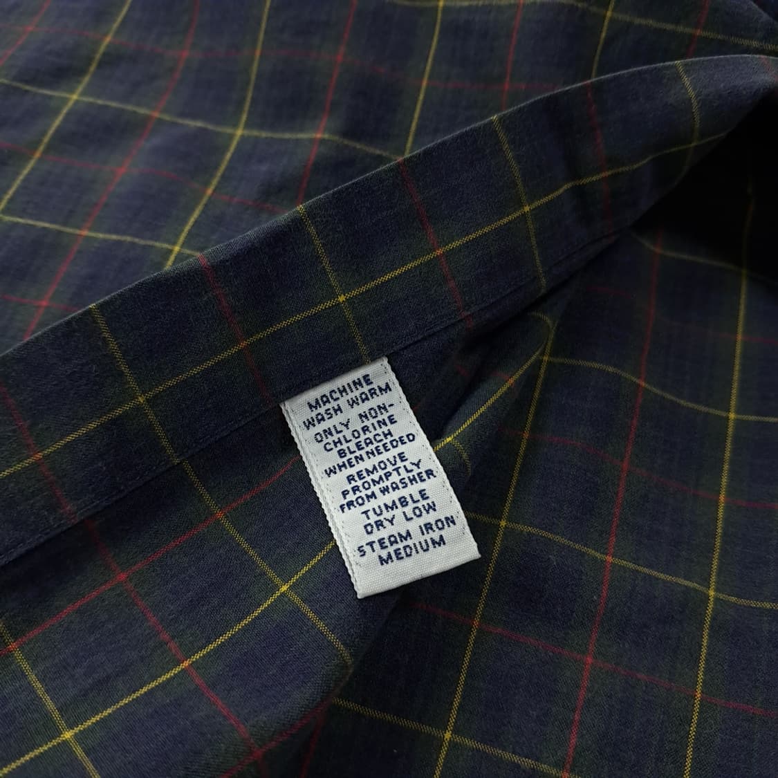 CK410 XL 폴로 90s 홍콩판 모던 타탄체크 셔츠 남방 상품이미지5