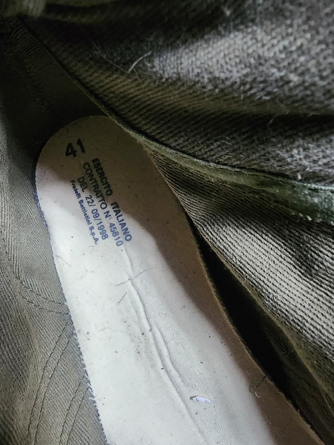 빈티지 이탈리아군 스니커즈 상품이미지4