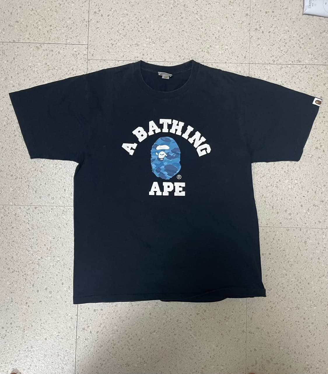 베이프 카모 반팔 L 사이즈 상품이미지1