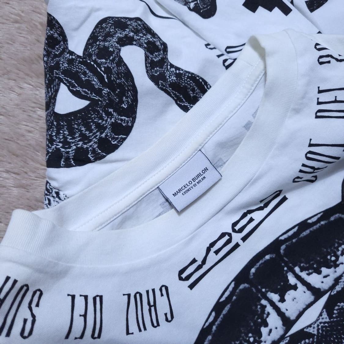 Marcelo Burlon 남 긴팔 티 05501 상품이미지6