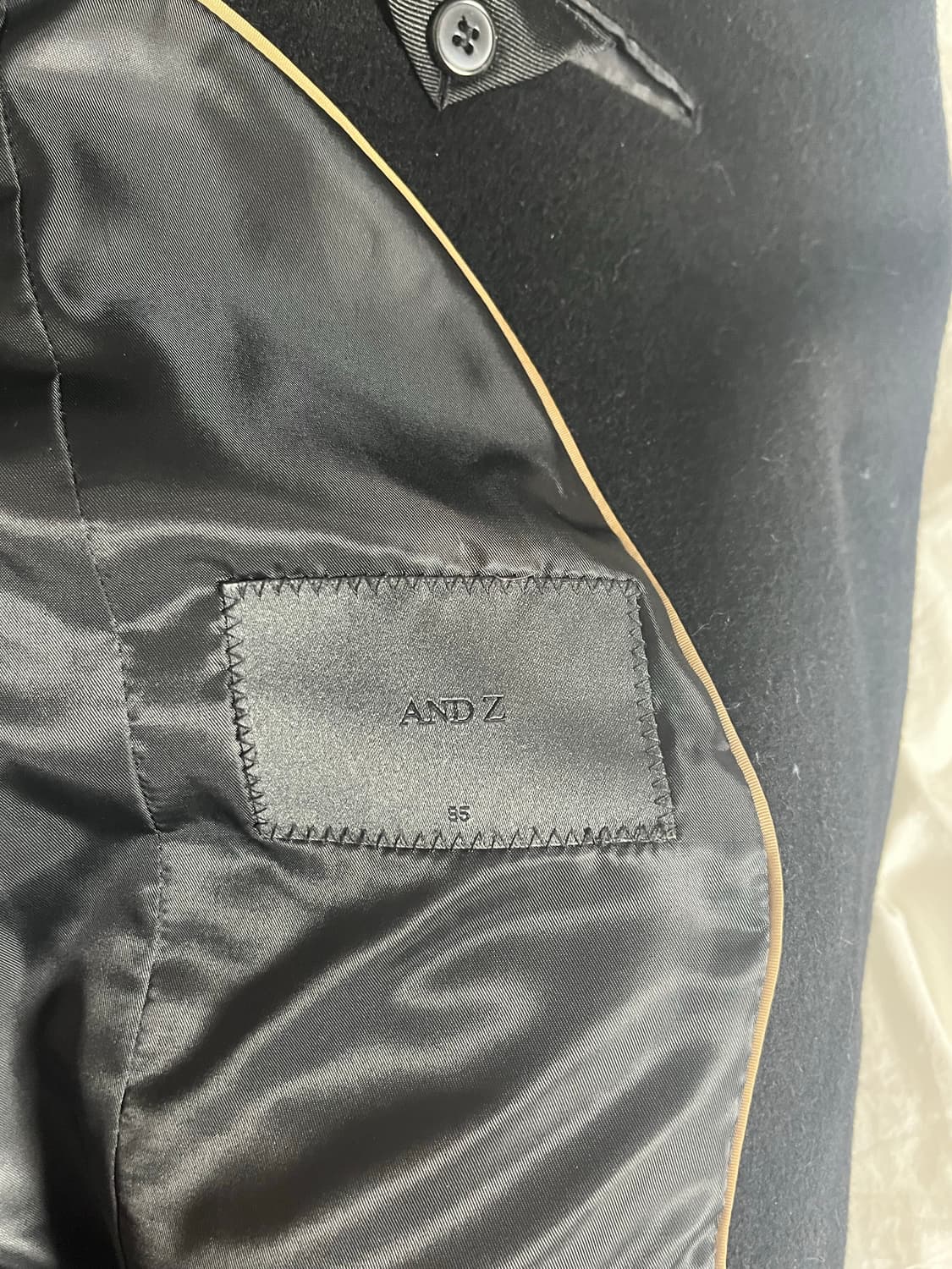 지오지아 블랙 코트 상품이미지5