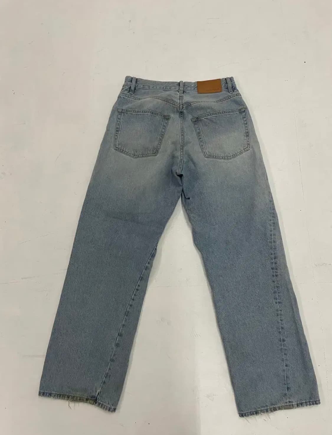 선플라워 와이드 트위스트 데님 light blue 31/32 상품이미지2