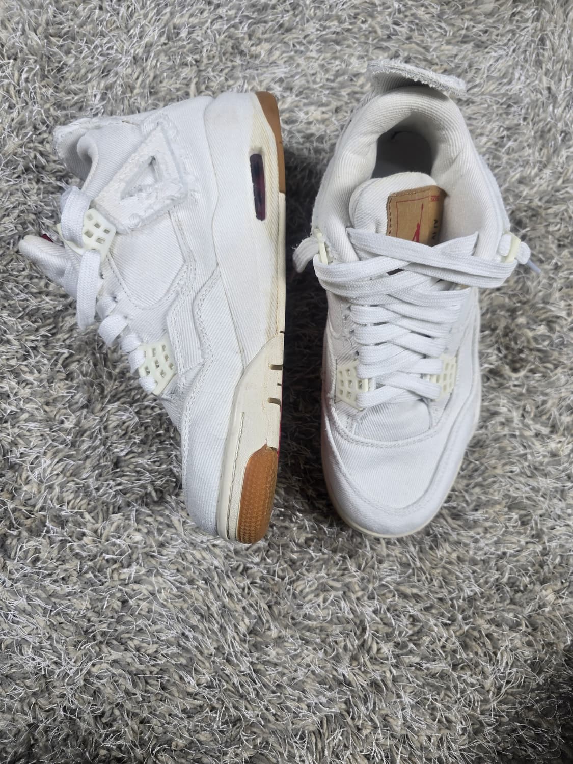 나이키 에어 조던 4 리바이스 화이트 상품이미지4