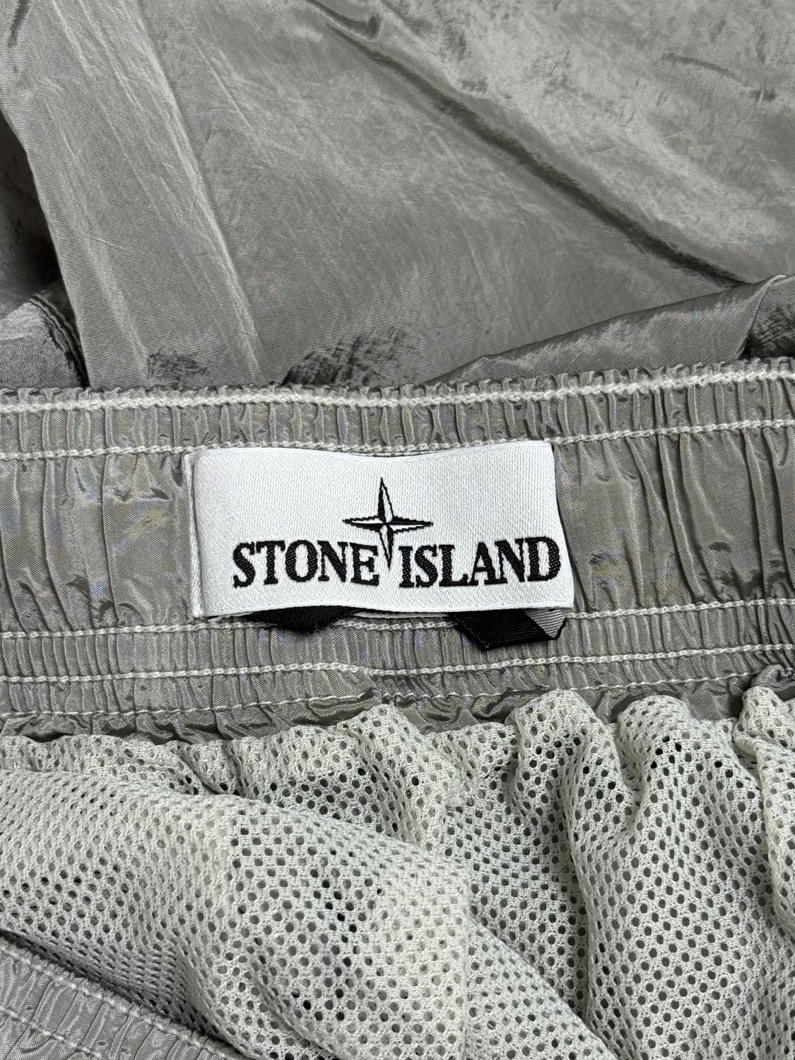 스톤아일랜드 B0943 나일론 메탈 스위밍 트렁크 아이스 S (22ss) 상품이미지5