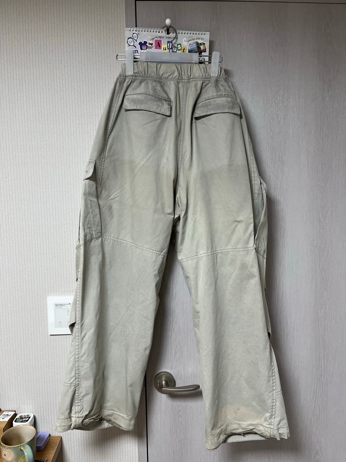 Mil Pants CPN Washed Light Grey 상품이미지3