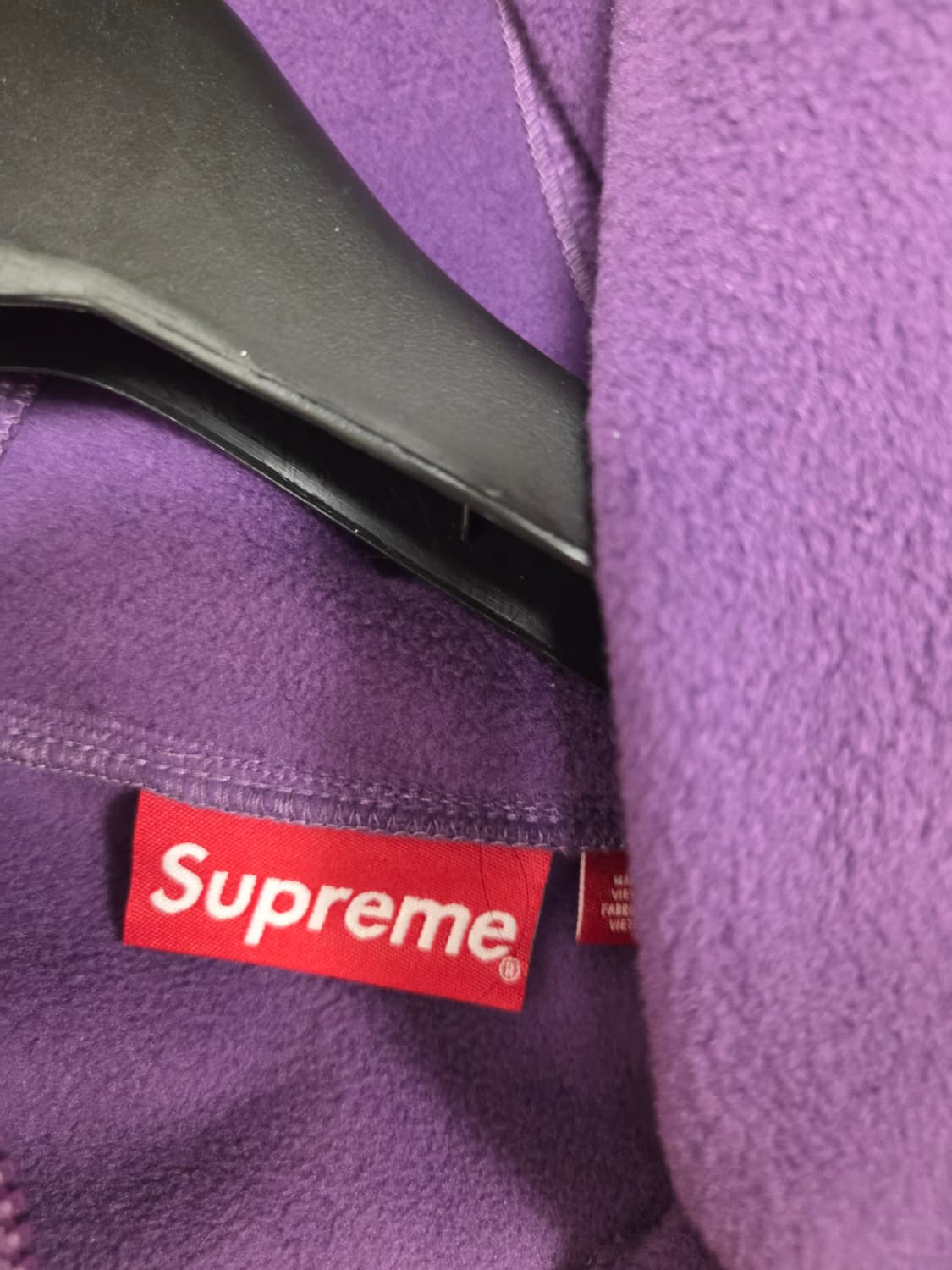 슈프림 폴라텍 페이스 하프집 후드 l 상품이미지2