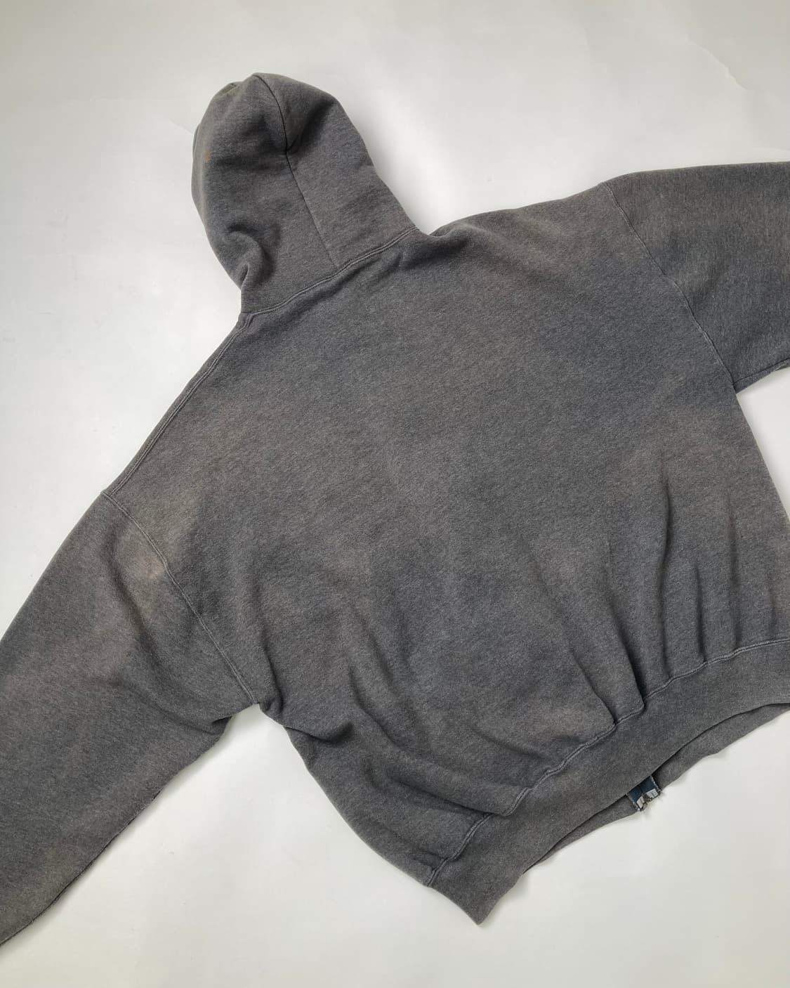 90s Russell Zip Up Hoodie (charcoal) 상품이미지10