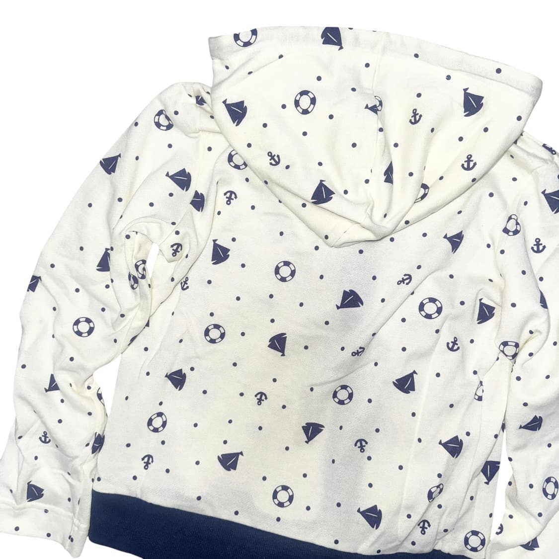 Milky Navy Hood Zip-up 상품이미지6