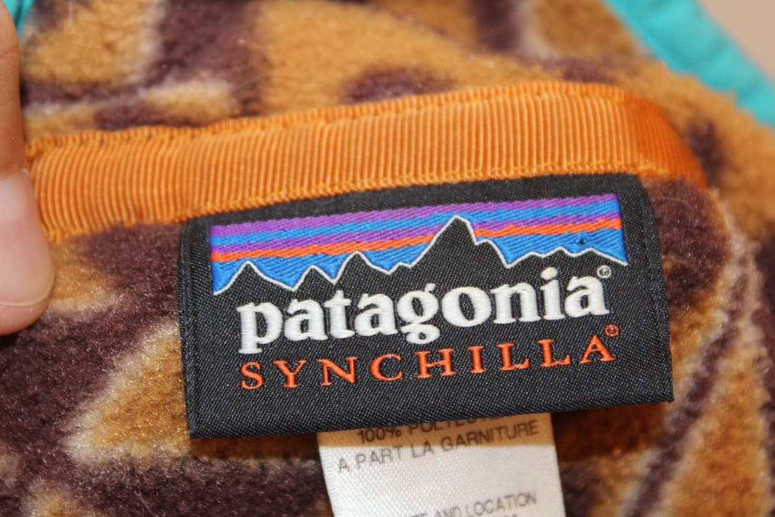 14FW 파타고니아 신칠라 스냅-T 브라운/티르크와즈 상품이미지5