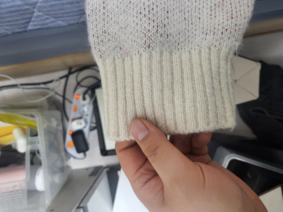 스투시 다이스 모헤어 니트 본 색상 상품이미지3