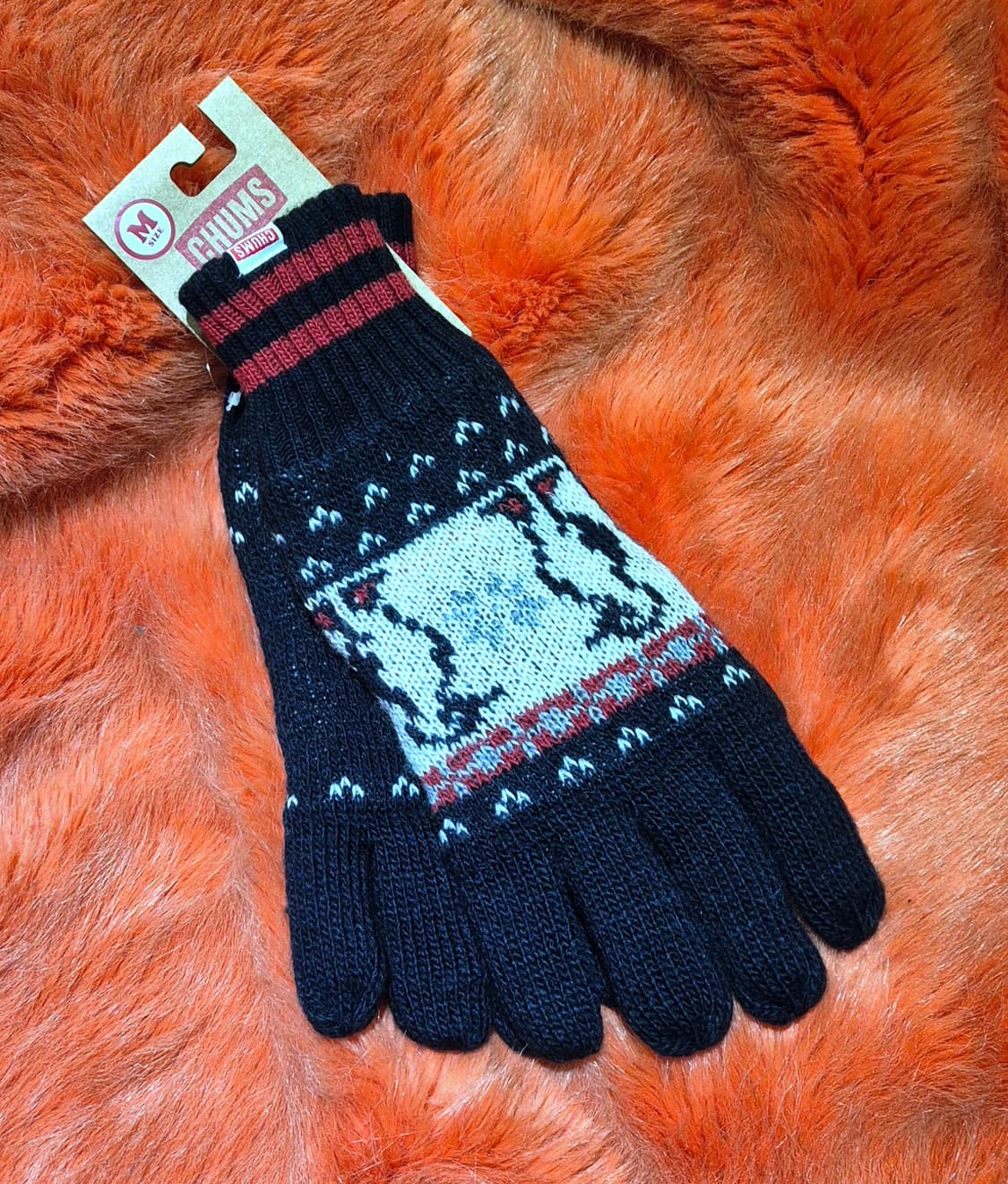 CHUMS 첨스 니트 장갑 새상품 남성M 상품이미지4