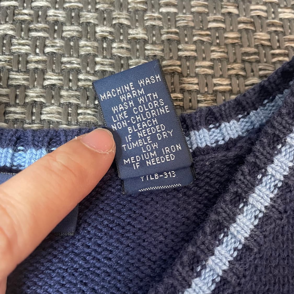 폴로 랄프로렌 블루포니 네이비 니트 베스트 L 상품이미지5