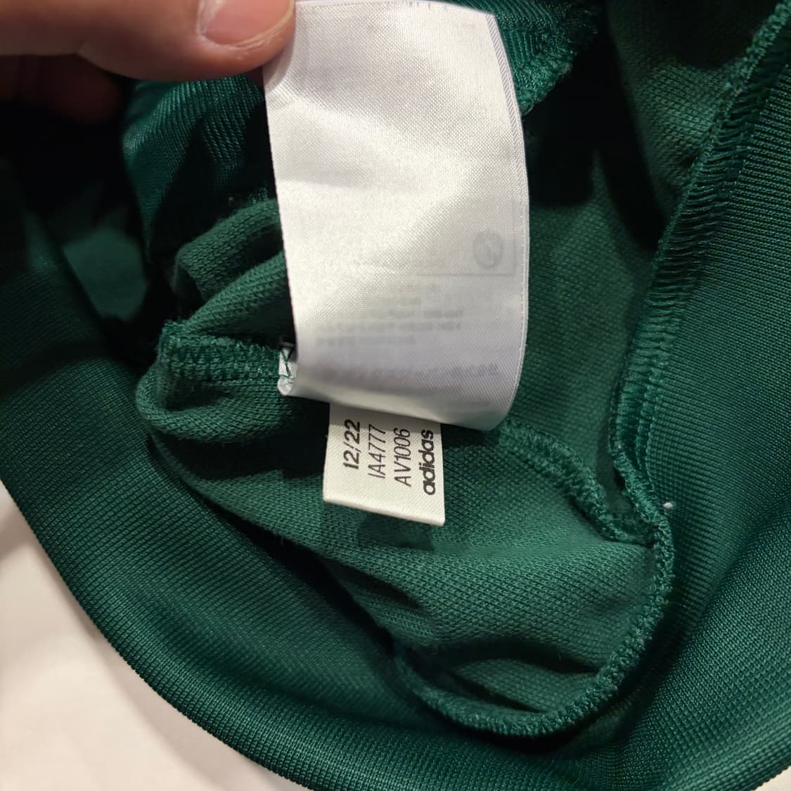 [S] 22s 아디다스 베켄바우어 삼선 트랙탑 져지 집업 그린 D312 상품이미지6