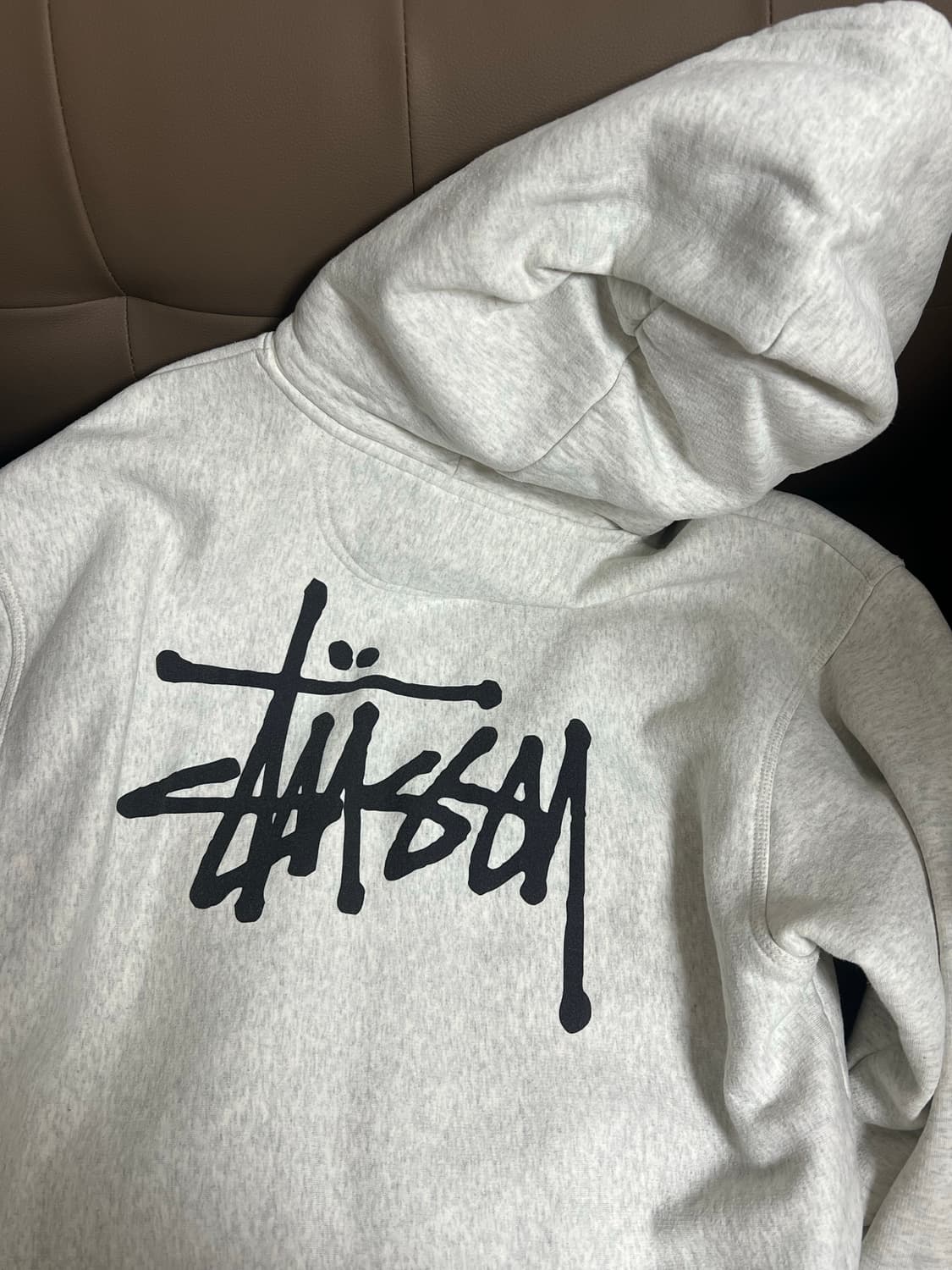 스투시 후드티(아이보리) L 상품이미지1