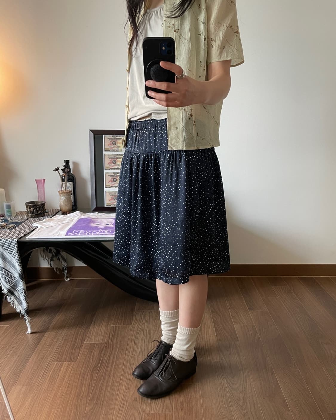 dot midi skirt 상품이미지9