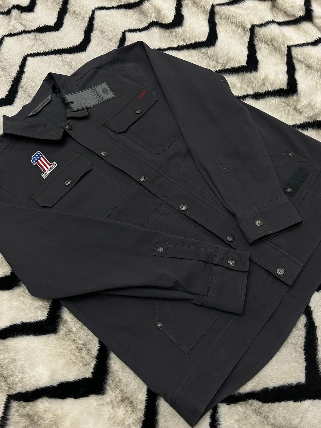 [XL]할리데이비슨 스트레치 캐주얼 자켓/그레이 상품이미지2